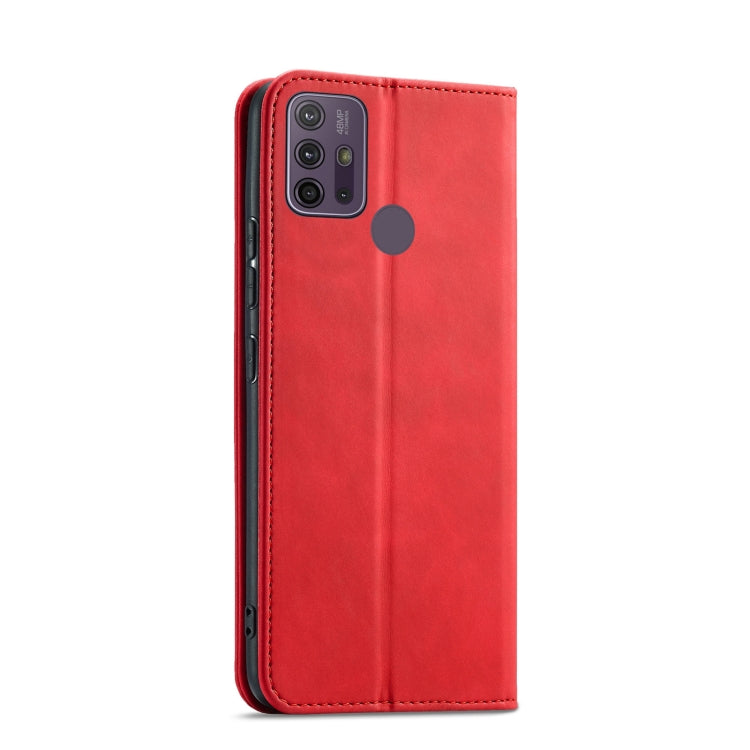 For Motorola Moto G10 / G20 Magnetic Dual-fold Leather Phone Case
