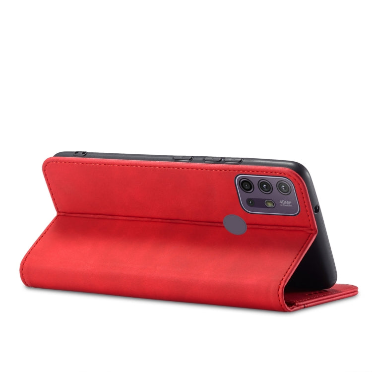 For Motorola Moto G10 / G20 Magnetic Dual-fold Leather Phone Case