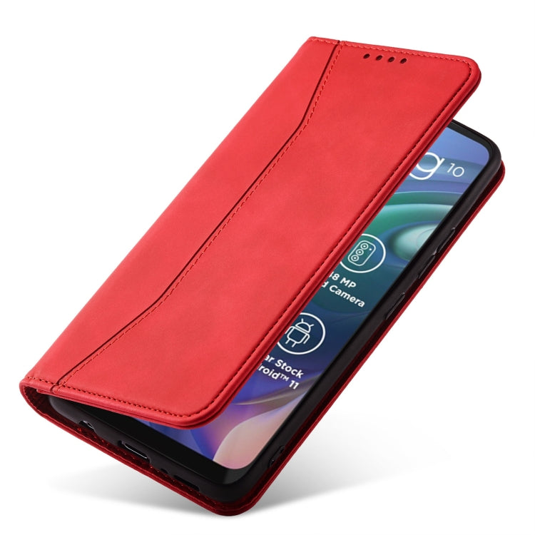 For Motorola Moto G10 / G20 Magnetic Dual-fold Leather Phone Case