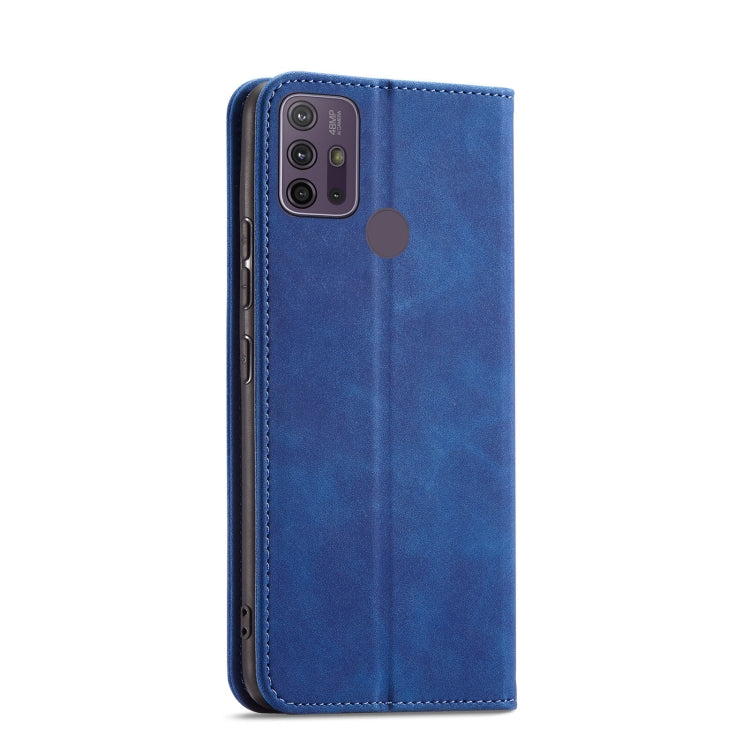 For Motorola Moto G10 / G20 Magnetic Dual-fold Leather Phone Case