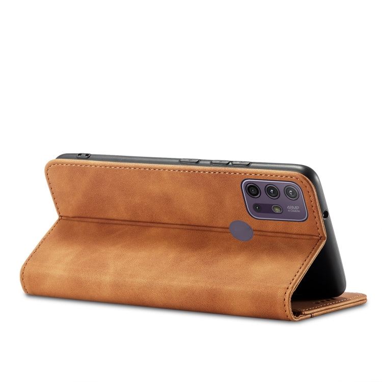 For Motorola Moto G10 / G20 Magnetic Dual-fold Leather Phone Case