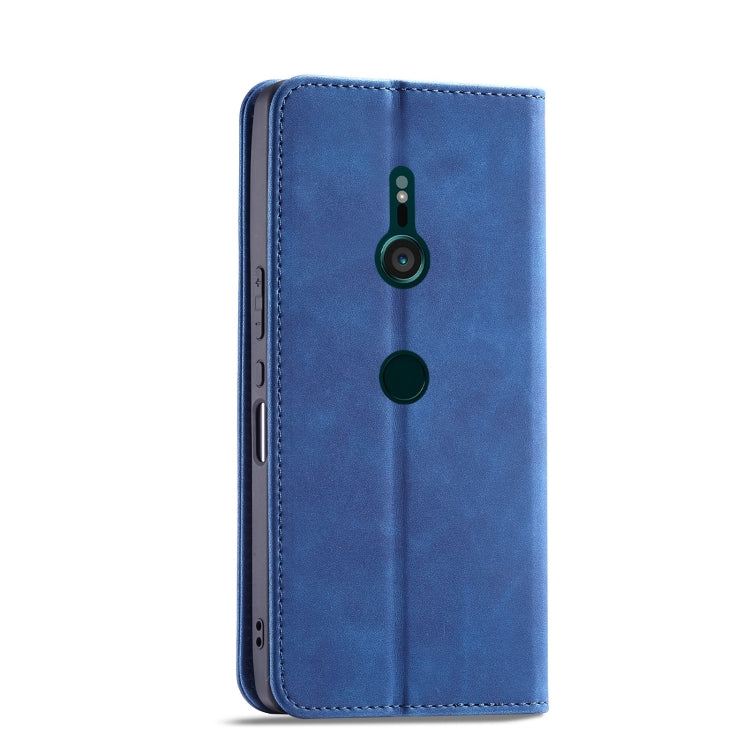 For Sony Xperia XZ3 Magnetic Dual-fold Leather Phone Case