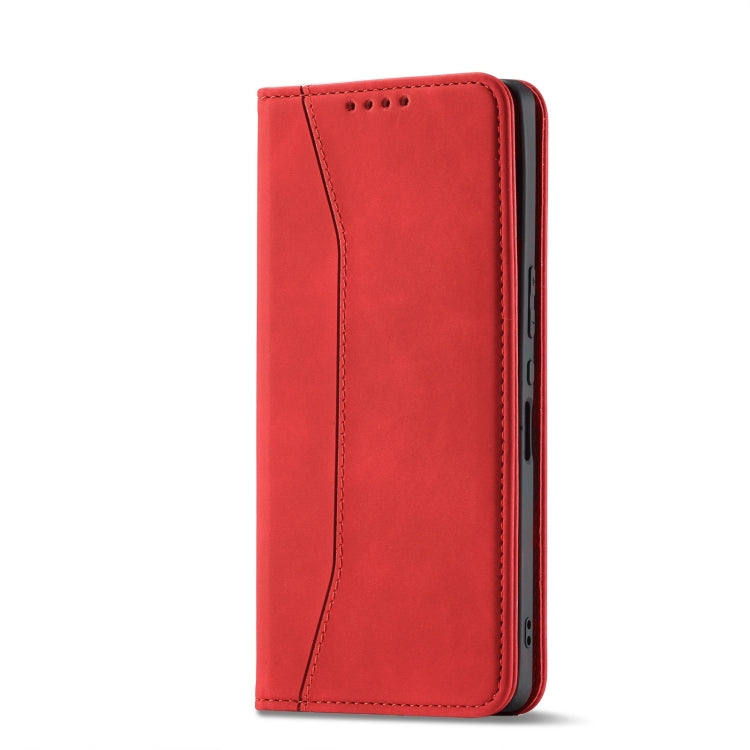 For Sharp Aquos Zero 6 Magnetic Dual-fold Leather Phone Case