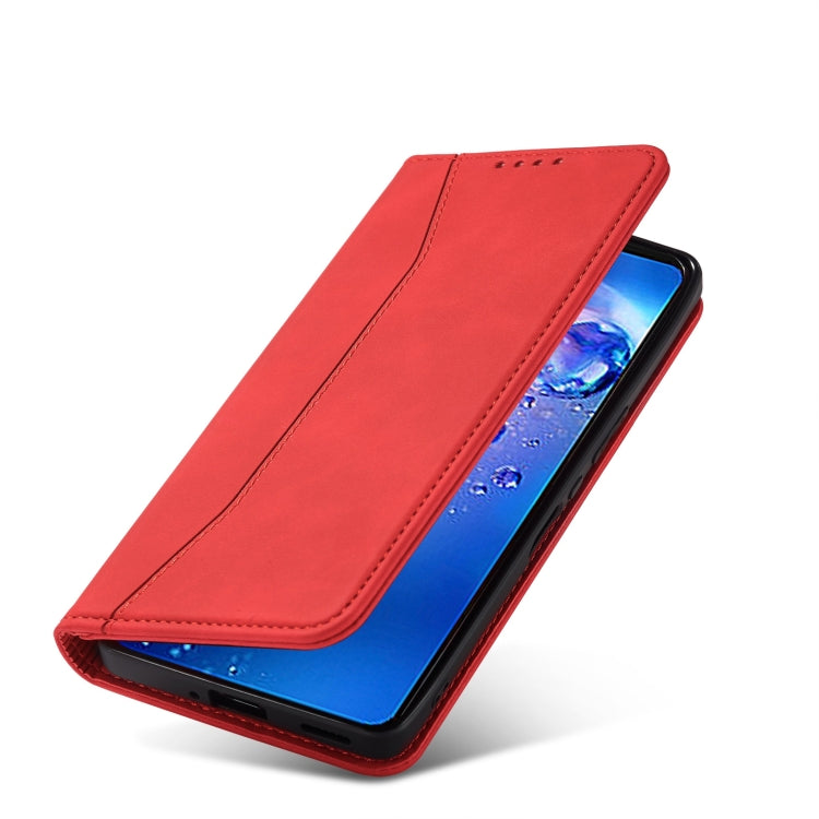For Sharp Aquos Zero 6 Magnetic Dual-fold Leather Phone Case