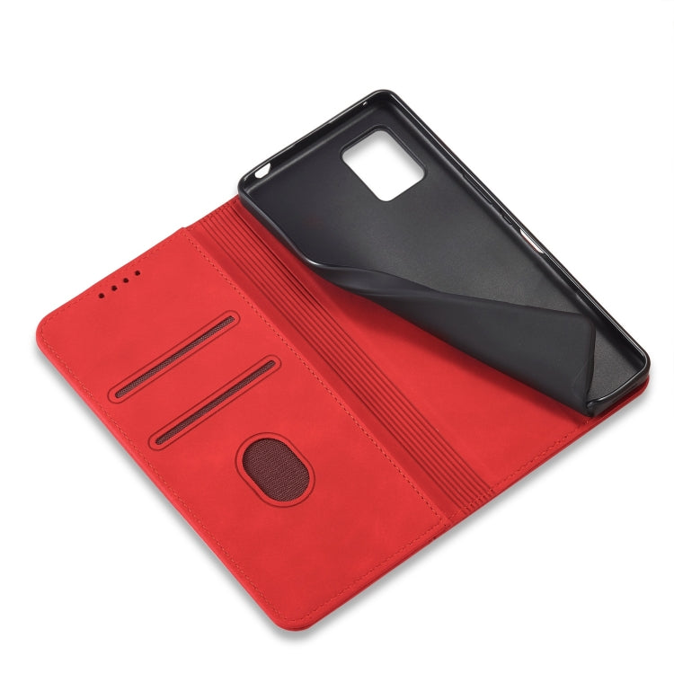 For Sharp Aquos Zero 6 Magnetic Dual-fold Leather Phone Case
