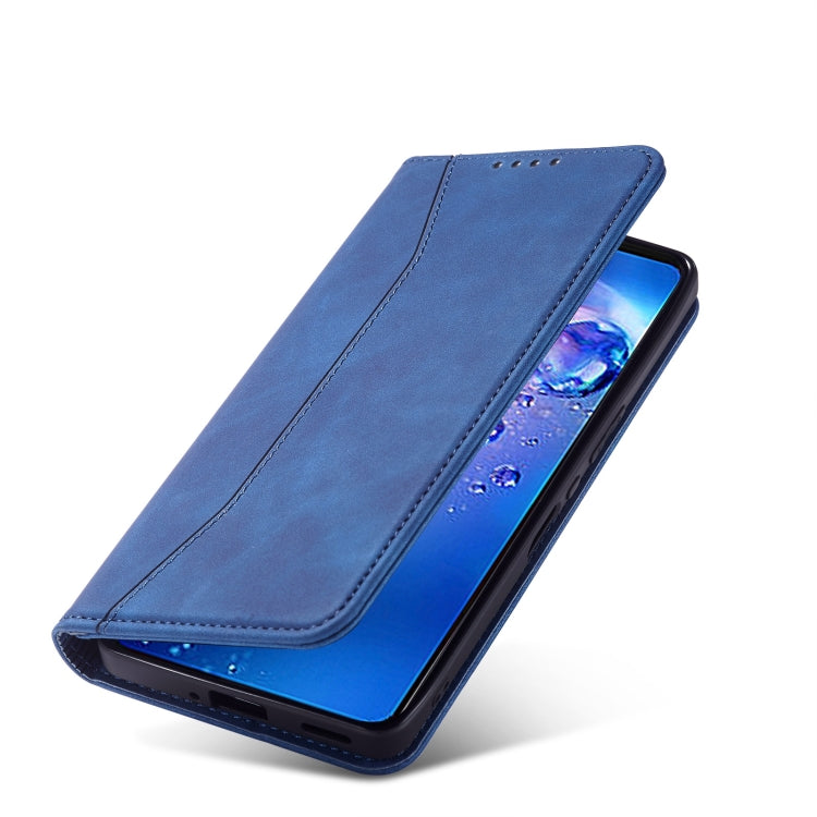 For Sharp Aquos Zero 6 Magnetic Dual-fold Leather Phone Case
