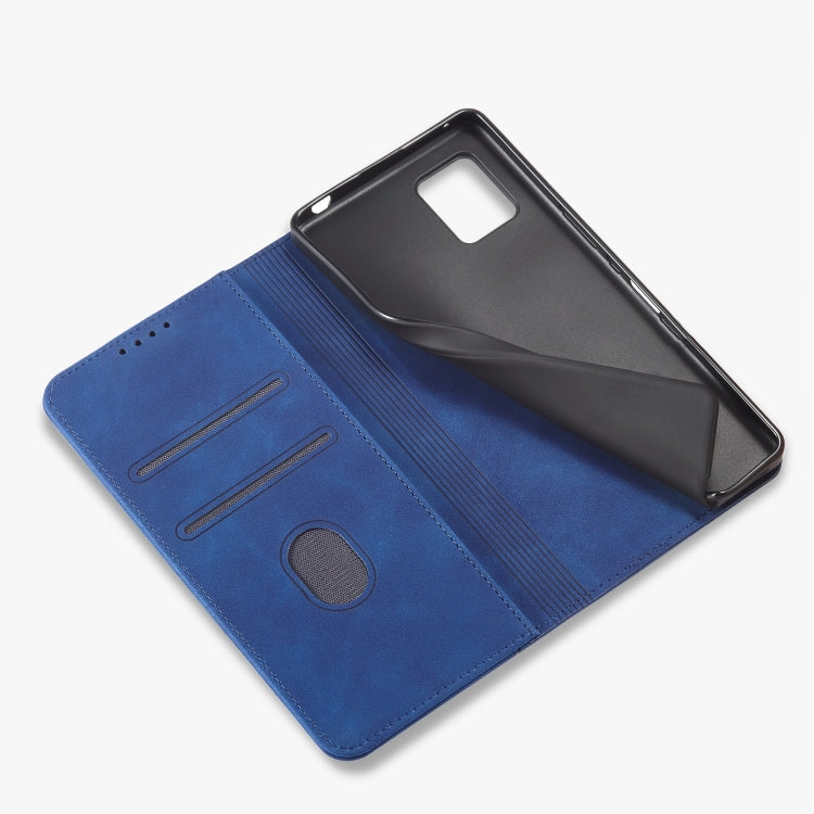 For Sharp Aquos Zero 6 Magnetic Dual-fold Leather Phone Case