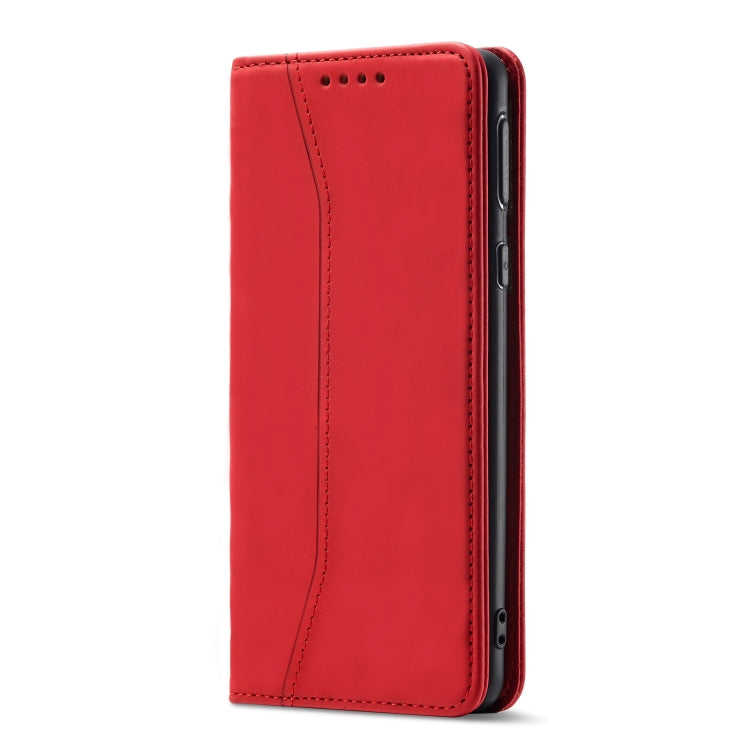 For Sharp Aquos Sense 3 Magnetic Dual-fold Leather Phone Case
