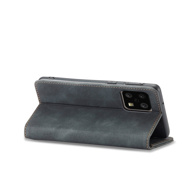For Sharp Aquos Sense 4 5G Magnetic Dual-fold Leather Phone Case