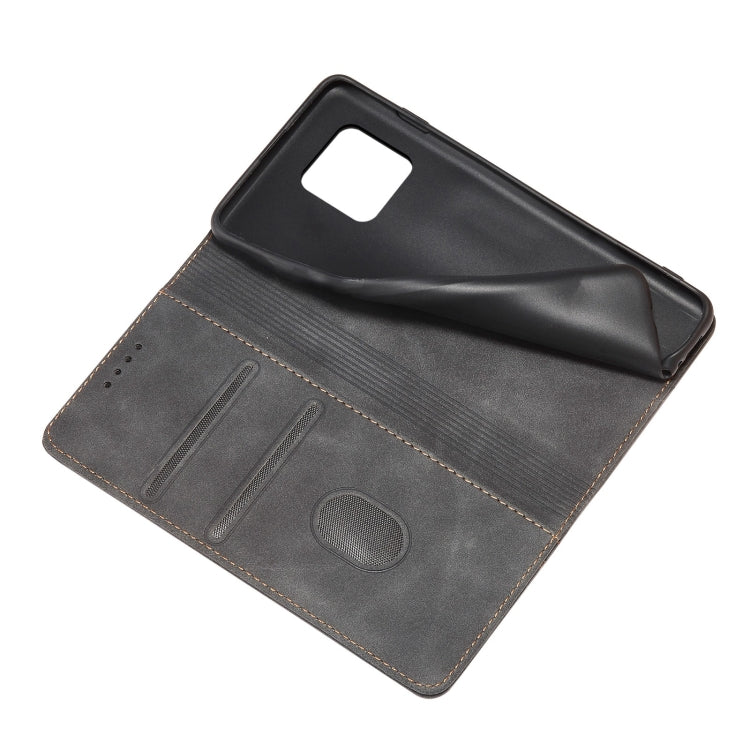 For Sharp Aquos Sense 4 5G Magnetic Dual-fold Leather Phone Case