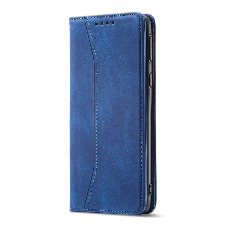 For Sharp Aquos Sense 4 5G Magnetic Dual-fold Leather Phone Case