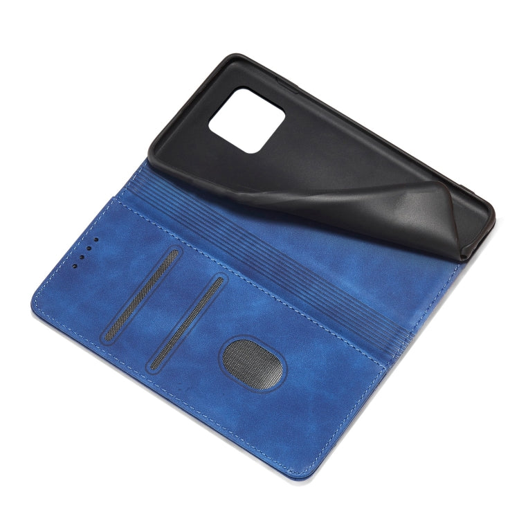 For Sharp Aquos Sense 4 5G Magnetic Dual-fold Leather Phone Case