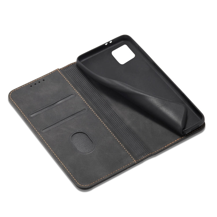 For Sharp Aquos Sense 6 Magnetic Dual-fold Leather Phone Case