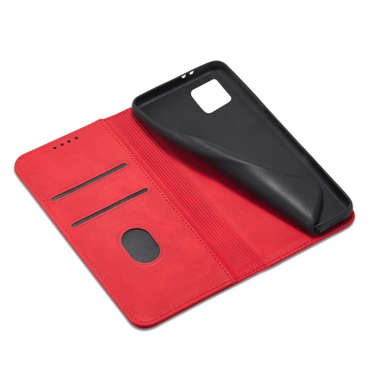 For Sharp Aquos Sense 6 Magnetic Dual-fold Leather Phone Case