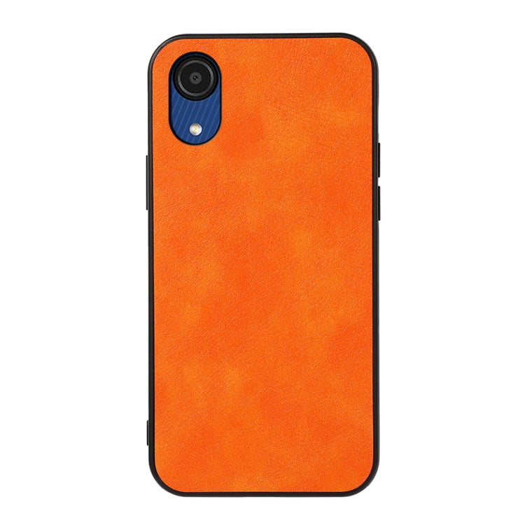 For Samsung Galaxy A03 Core Two-color Lychee Texture Phone Case