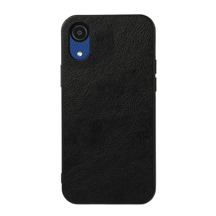 For Samsung Galaxy A03 Core Two-color Lychee Texture Phone Case