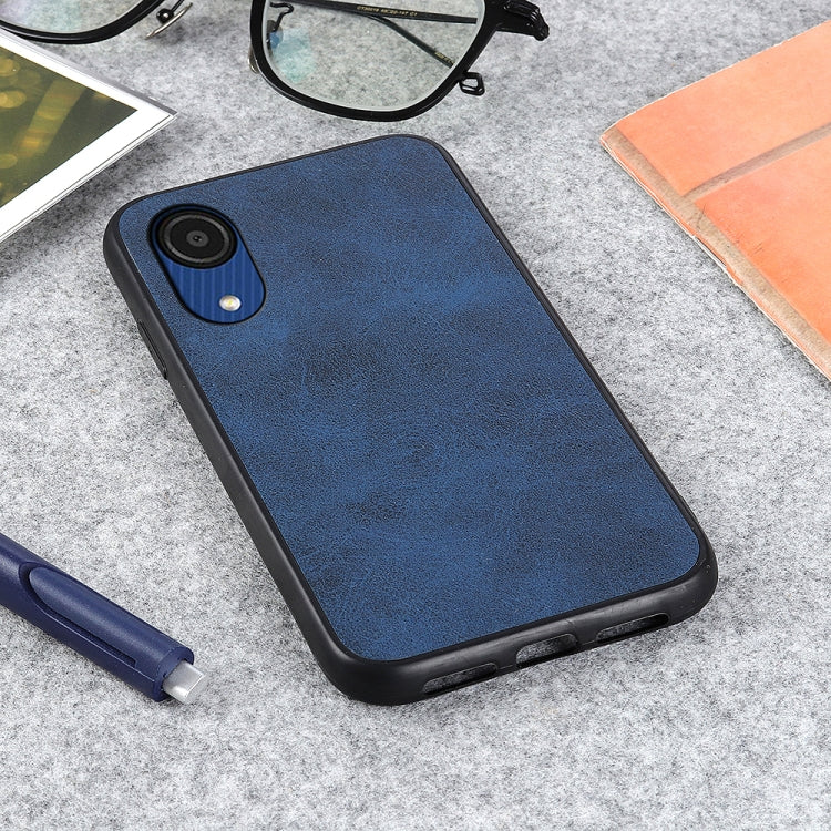 For Samsung Galaxy A53 5G Two-color Cowhide Texture Phone Case