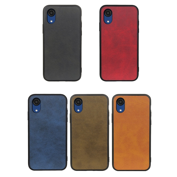 For Samsung Galaxy A53 5G Two-color Cowhide Texture Phone Case