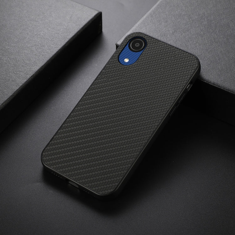 For Samsung Galaxy A03 Core Carbon Fiber Skin Phone Case