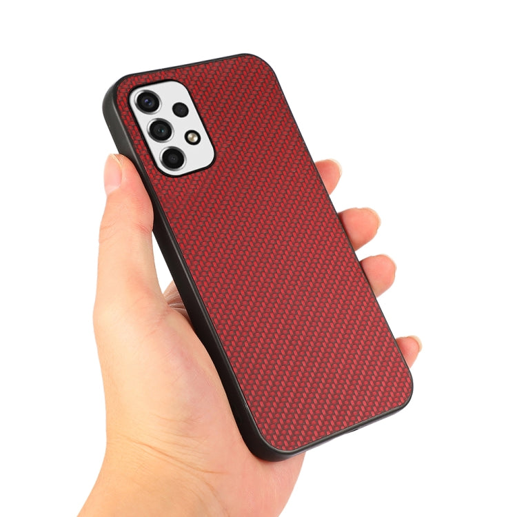 For Samsung Galaxy A53 5G Carbon Fiber Skin Phone Case