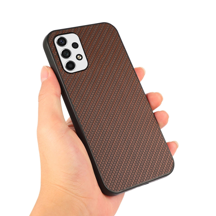 For Samsung Galaxy A53 5G Carbon Fiber Skin Phone Case