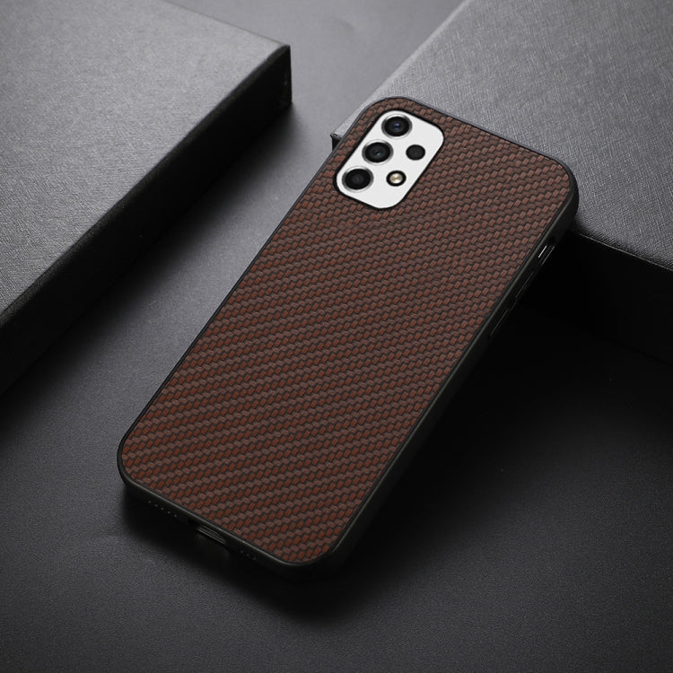 For Samsung Galaxy A53 5G Carbon Fiber Skin Phone Case