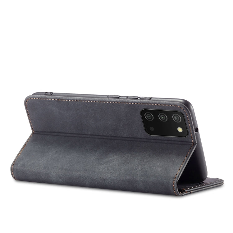 For Samsung Galaxy A03s 166mm Magnetic Dual-fold Leather Phone Case