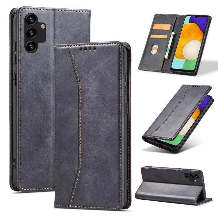 For Samsung Galaxy A13 5G Magnetic Dual-fold Leather Phone Case