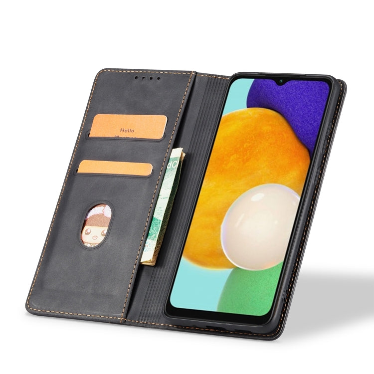 For Samsung Galaxy A13 5G Magnetic Dual-fold Leather Phone Case