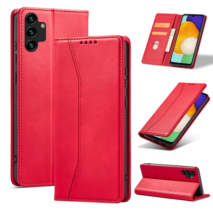 For Samsung Galaxy A13 5G Magnetic Dual-fold Leather Phone Case