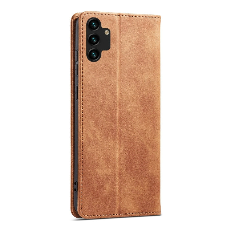 For Samsung Galaxy A13 5G Magnetic Dual-fold Leather Phone Case