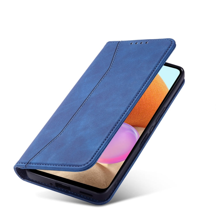 For Samsung Galaxy A32 4G Magnetic Dual-fold Leather Phone Case
