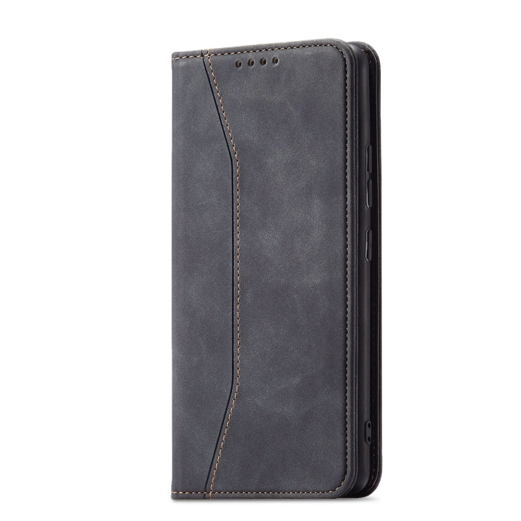 For Samsung Galaxy A22 5G Magnetic Dual-fold Leather Phone Case