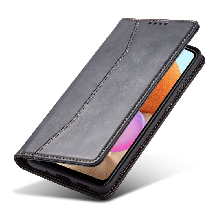For Samsung Galaxy A32 5G Magnetic Dual-fold Leather Phone Case