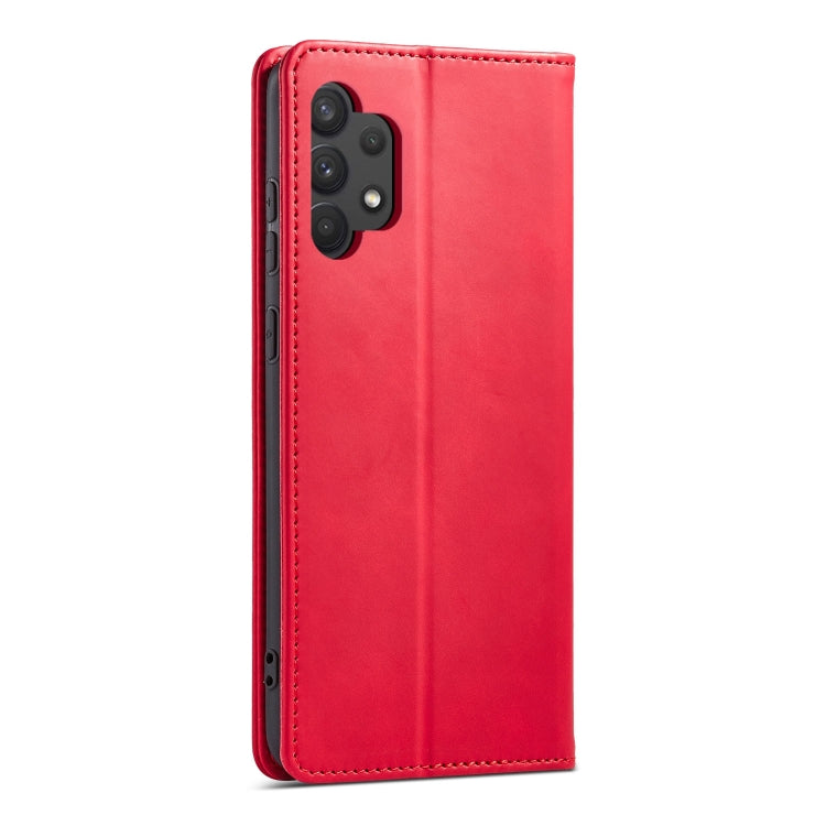 For Samsung Galaxy A32 5G Magnetic Dual-fold Leather Phone Case