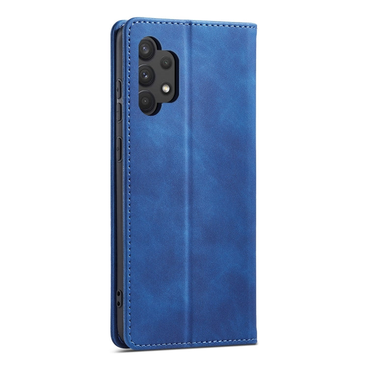 For Samsung Galaxy A32 5G Magnetic Dual-fold Leather Phone Case