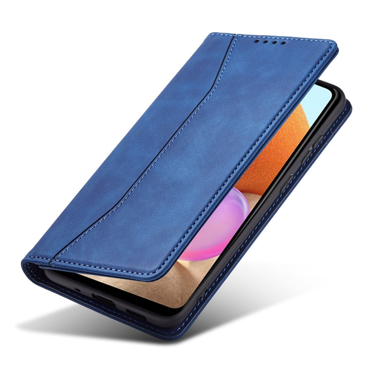 For Samsung Galaxy A32 5G Magnetic Dual-fold Leather Phone Case