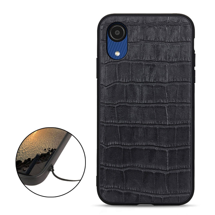 For Samsung Galaxy A03 Core Crocodile Texture Leather Phone Case