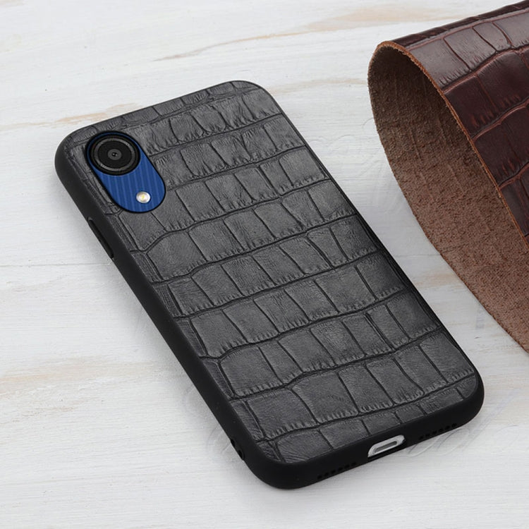 For Samsung Galaxy A03 Core Crocodile Texture Leather Phone Case