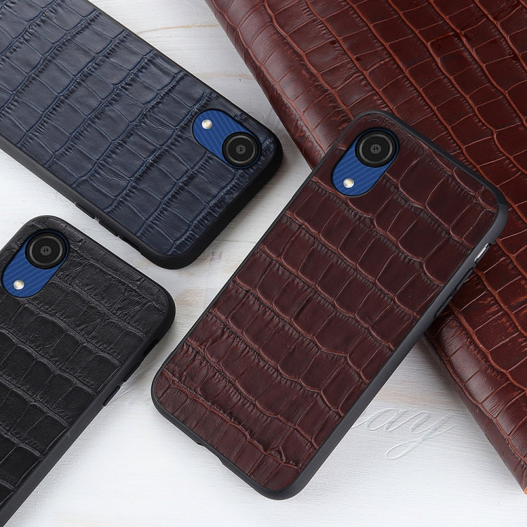 For Samsung Galaxy A03 Core Crocodile Texture Leather Phone Case