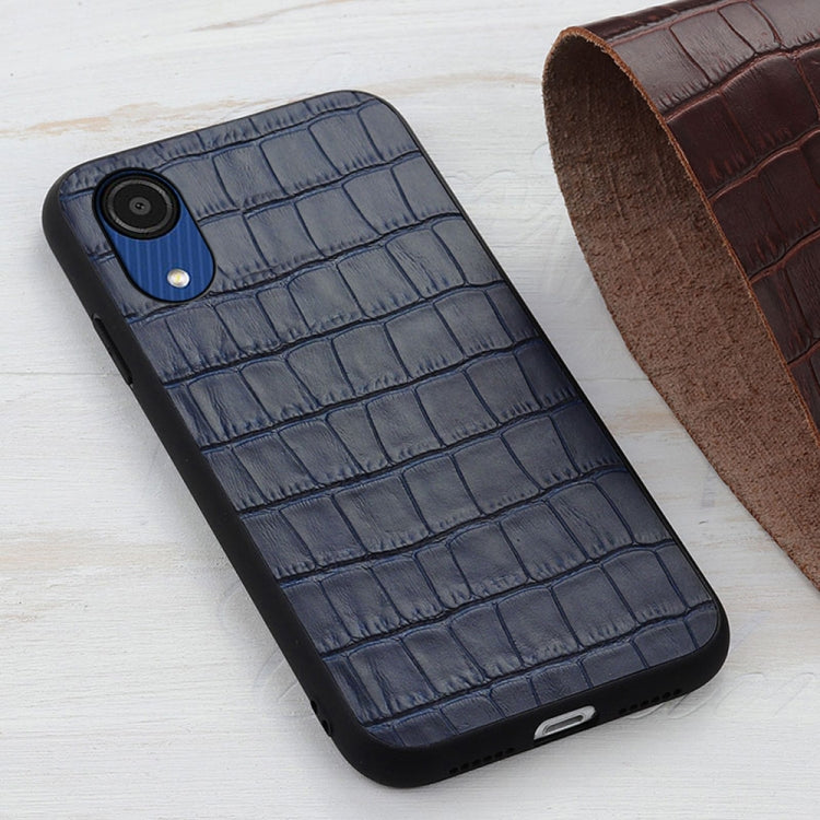 For Samsung Galaxy A03 Core Crocodile Texture Leather Phone Case
