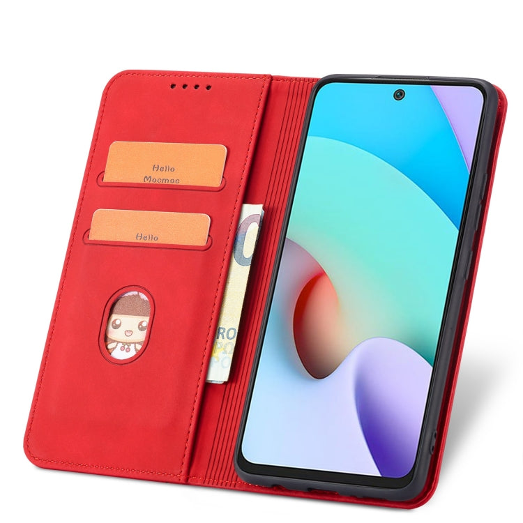 For Xiaomi Redmi 10 Magnetic Dual-fold Leather Phone Case