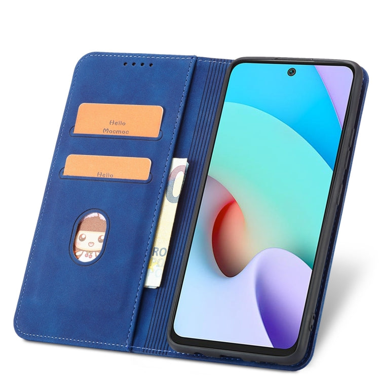 For Xiaomi Redmi 10 Magnetic Dual-fold Leather Phone Case