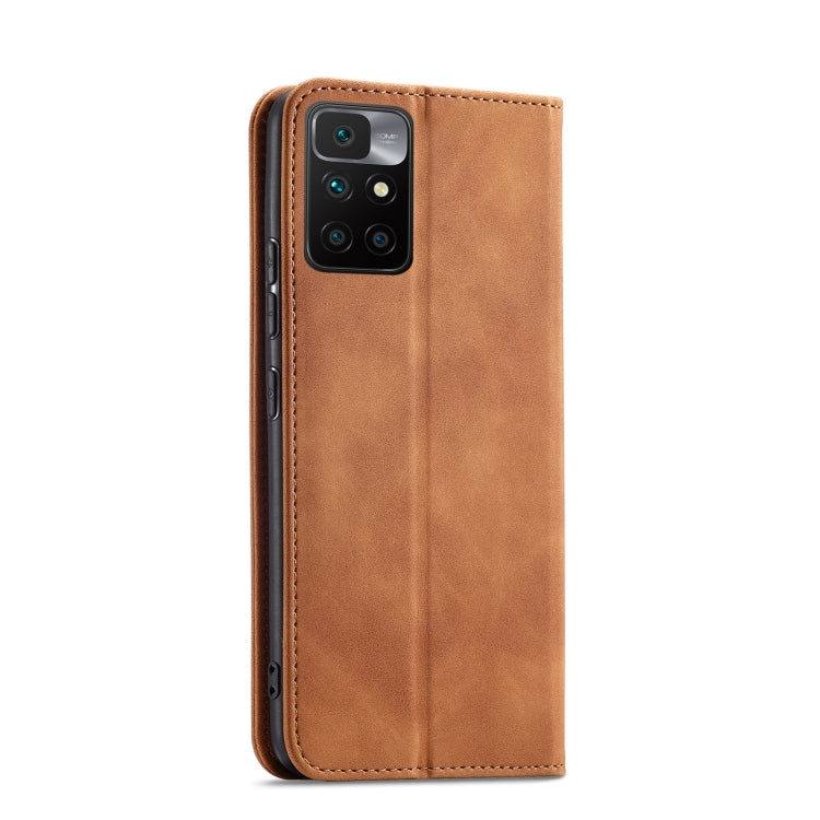 For Xiaomi Redmi 10 Magnetic Dual-fold Leather Phone Case