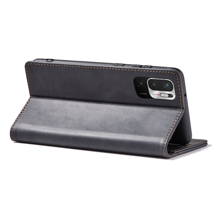 For Xiaomi Redmi Note 10 5G Magnetic Dual-fold Leather Phone Case