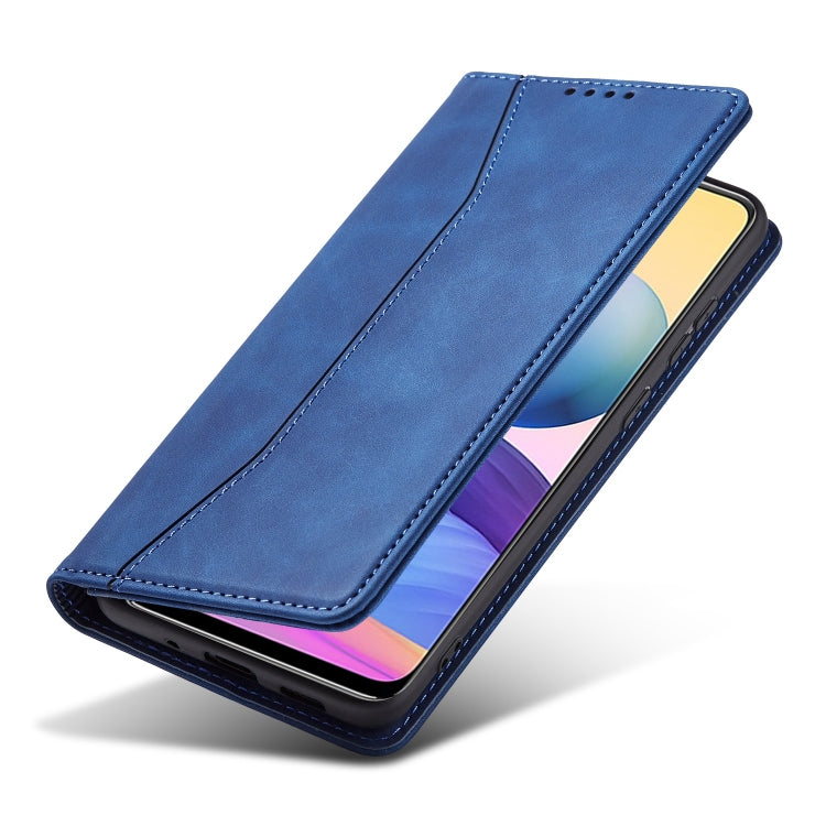 For Xiaomi Redmi Note 10 5G Magnetic Dual-fold Leather Phone Case
