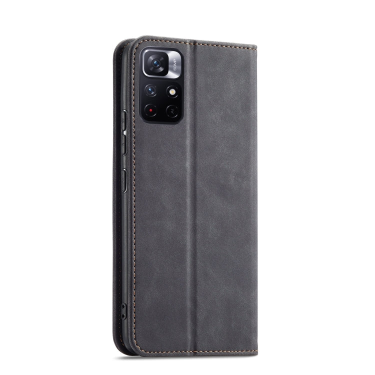 For Xiaomi Redmi Note 11 5G Magnetic Dual-fold Leather Phone Case