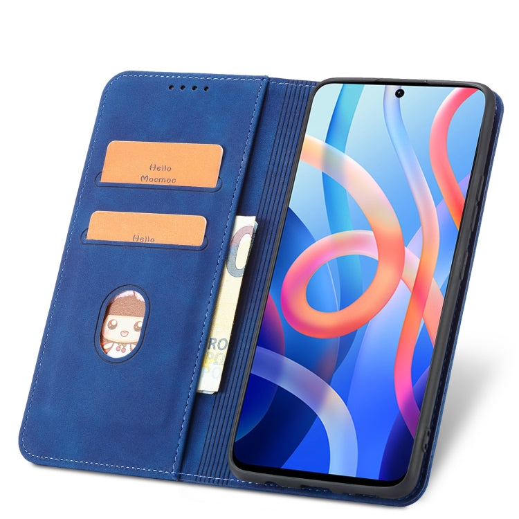 For Xiaomi Redmi Note 11 5G Magnetic Dual-fold Leather Phone Case