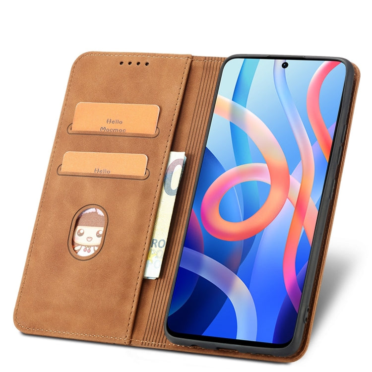 For Xiaomi Redmi Note 11 5G Magnetic Dual-fold Leather Phone Case