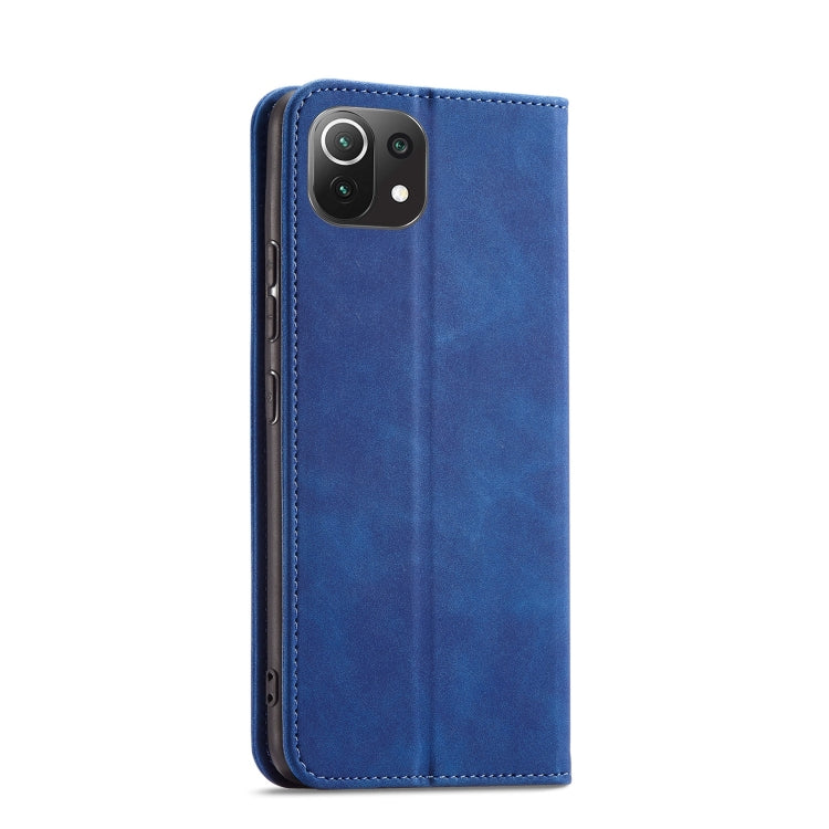For Xiaomi Mi 11 Lite Magnetic Dual-fold Leather Phone Case